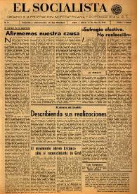 El Socialista (Argel). Núm. 73, 27 de julio de 1946 | Biblioteca Virtual Miguel de Cervantes