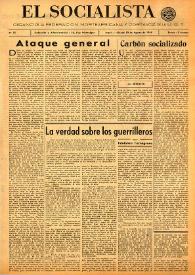 El Socialista (Argel). Núm. 75, 10 de agosto de 1946 | Biblioteca Virtual Miguel de Cervantes