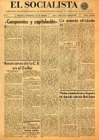 El Socialista (Argel). Núm. 77, 24 de agosto de 1946 | Biblioteca Virtual Miguel de Cervantes