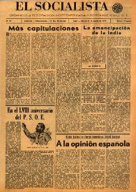 El Socialista (Argel). Núm. 78, 31 de agosto de 1946 | Biblioteca Virtual Miguel de Cervantes