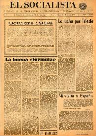 El Socialista (Argel). Núm. 83, 12 de octubre de 1946 | Biblioteca Virtual Miguel de Cervantes
