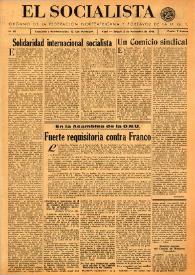 El Socialista (Argel). Núm. 86, 2 de noviembre de 1946 | Biblioteca Virtual Miguel de Cervantes