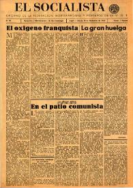 El Socialista (Argel). Núm. 89, 30 de noviembre de 1946 | Biblioteca Virtual Miguel de Cervantes