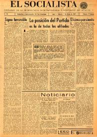 El Socialista (Argel). Núm. 94, 11 de enero de 1947 | Biblioteca Virtual Miguel de Cervantes