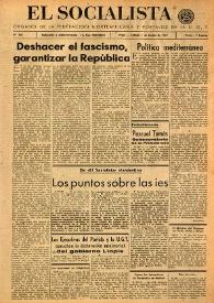 El Socialista (Argel). Núm. 101, 1 de marzo de 1947 | Biblioteca Virtual Miguel de Cervantes