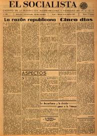El Socialista (Argel). Núm. 107, 12 de abril de 1947 | Biblioteca Virtual Miguel de Cervantes