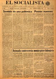 El Socialista (Argel). Núm. 109, 26 de abril de 1947 | Biblioteca Virtual Miguel de Cervantes