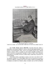 José Toribio Medina Zavala (Chile, 1852- 1930) [Semblanza] / Ariadna Biotti | Biblioteca Virtual Miguel de Cervantes