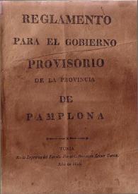 Más información sobre Reglamento para el gobierno provisorio de la provincia de Pamplona, 17 de mayo de 1815