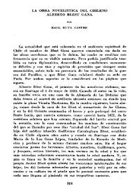 La obra novelística del chileno Alberto Blest Gana / por Raúl Silva Castro | Biblioteca Virtual Miguel de Cervantes