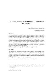 Luces y sombras de Madrid en la narrativa de Pereda / Raquel Gutiérrez Sebastián | Biblioteca Virtual Miguel de Cervantes