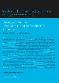 Anales de Literatura Española. Núm. 26, 2014 | Biblioteca Virtual Miguel de Cervantes