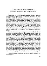 "La colmena" de Camilo José Cela ¿Novela behaviorista? ¿Objetivista? / Maryse Bertrand de Muñoz | Biblioteca Virtual Miguel de Cervantes