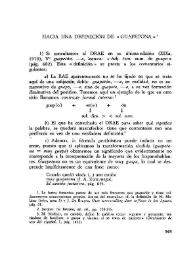 Hacia una definición de "guapetona" / Jacques de Bruyne | Biblioteca Virtual Miguel de Cervantes