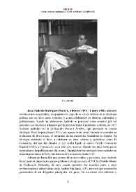 Juan Andrade Rodríguez [editor] (Madrid, 1898-1981) [Semblanza] / Cristina Suárez Toledano | Biblioteca Virtual Miguel de Cervantes