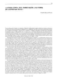 "La dama joven" de E. Pardo Bazán: una forma de ilustrar un texto / Ángeles Quesada Novás | Biblioteca Virtual Miguel de Cervantes
