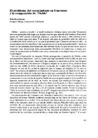 El problema del conocimiento en Unamuno y la composición de "Niebla" / Roberta Johnson  | Biblioteca Virtual Miguel de Cervantes