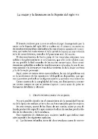 La mujer y la literatura en la España del siglo XIX / María del Carmen Simón Palmer | Biblioteca Virtual Miguel de Cervantes