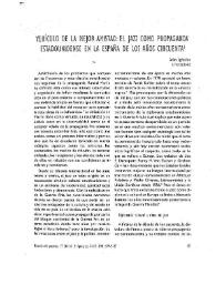 "Vehículo de la mejor amistad": el jazz como propaganda estadounidense en la España de los años cincuenta / Iván Iglesias Iglesias | Biblioteca Virtual Miguel de Cervantes