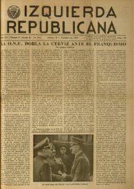 Izquierda Republicana. Año XVI, núm. 98, diciembre de 1955 | Biblioteca Virtual Miguel de Cervantes
