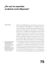 ¿Por qué los españoles se alzaron contra Napoleón? / Gérard Dufour | Biblioteca Virtual Miguel de Cervantes