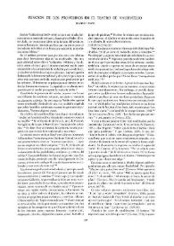 Función de los proverbios en el teatro de Valdivielso  / Ricardo Arias | Biblioteca Virtual Miguel de Cervantes