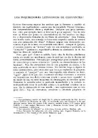  Los inquisidores literarios de Cervantes  / Stephen Gilman | Biblioteca Virtual Miguel de Cervantes