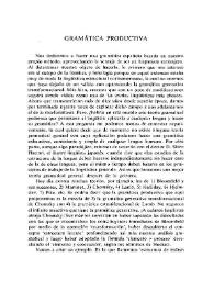 Gramática productiva  / Makoto Hara | Biblioteca Virtual Miguel de Cervantes