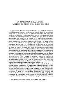 La mariposa y la llama: motivo poético del Siglo de Oro / Alan S. Trueblood | Biblioteca Virtual Miguel de Cervantes