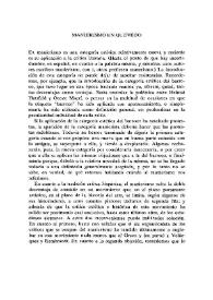 Manierismo en Quevedo / Manuel Durán  | Biblioteca Virtual Miguel de Cervantes