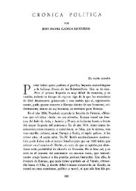Crónica política / por José María García Escudero | Biblioteca Virtual Miguel de Cervantes