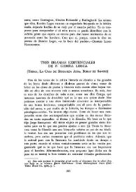 Tres dramas existenciales de F. García Lorca ("Yerma", "La casa de Bernalda Alba", "Bodas de sangre") / Delfín Carbonell Basset | Biblioteca Virtual Miguel de Cervantes