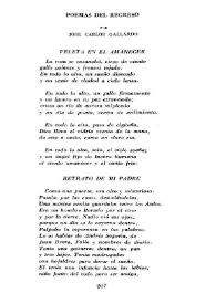 Poemas del regreso / por José Carlos Gallardo | Biblioteca Virtual Miguel de Cervantes