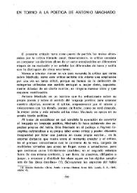 En torno a la poética de Antonio Machado / Francisco Carenas | Biblioteca Virtual Miguel de Cervantes