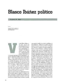 Blasco Ibáñez político  / Vicente R. Alós | Biblioteca Virtual Miguel de Cervantes