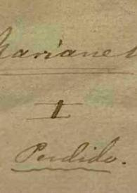 "Marianela", el manuscrito | Biblioteca Virtual Miguel de Cervantes