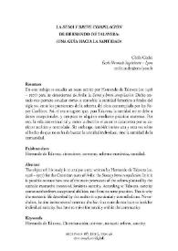 La "Suma y breve compilación" de Hernando de Talavera: ¿una guía hacia la santidad?
 / Cécile Codet | Biblioteca Virtual Miguel de Cervantes