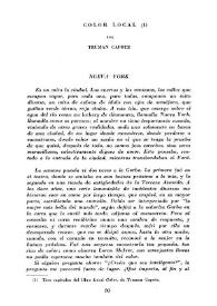 Color local / por Truman Capote | Biblioteca Virtual Miguel de Cervantes