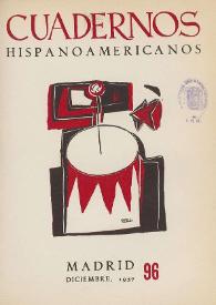 Cuadernos Hispanoamericanos. Núm. 96, diciembre 1957 | Biblioteca Virtual Miguel de Cervantes