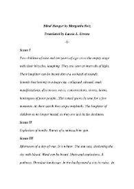 Blind hunger (Hambre ciega) / by Margarita Reiz; translated by Laurie L. Urraro | Biblioteca Virtual Miguel de Cervantes