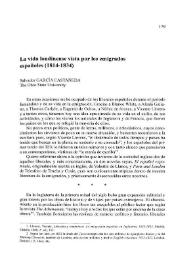La vida londinense vista por los emigrados españoles (1814-1834) / Salvador García Castañeda | Biblioteca Virtual Miguel de Cervantes
