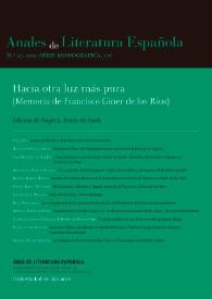 Anales de Literatura Española. Núm. 27, 2015 | Biblioteca Virtual Miguel de Cervantes