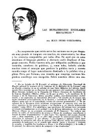 Las humanidades escolares hispánicas / por Jesús Rubio García-Mina | Biblioteca Virtual Miguel de Cervantes