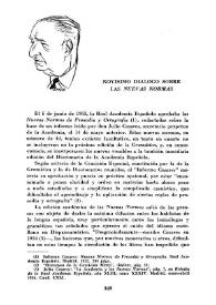 Novísimo diálogo sobre las "nuevas normas" | Biblioteca Virtual Miguel de Cervantes