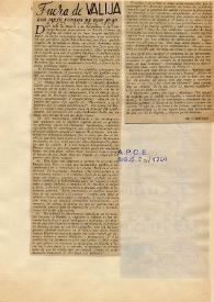 Los siete puntos de Don Juan / El Valijero | Biblioteca Virtual Miguel de Cervantes