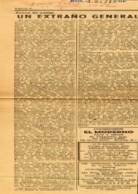 Un extraño general | Biblioteca Virtual Miguel de Cervantes