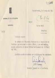 Carta de Lluís Gausachs a Carlos Esplá. Choisy-le-Roi, 19 de mayo de 1960 | Biblioteca Virtual Miguel de Cervantes