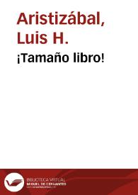 ¡Tamaño libro! | Biblioteca Virtual Miguel de Cervantes