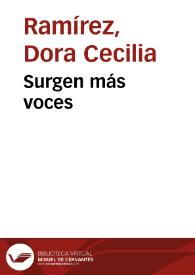 Surgen más voces | Biblioteca Virtual Miguel de Cervantes