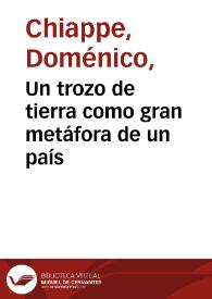 Un trozo de tierra como gran metáfora de un país | Biblioteca Virtual Miguel de Cervantes